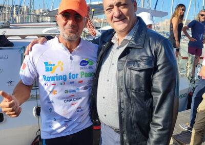 Rowing for Peace - Départ Ara Khatchadourian