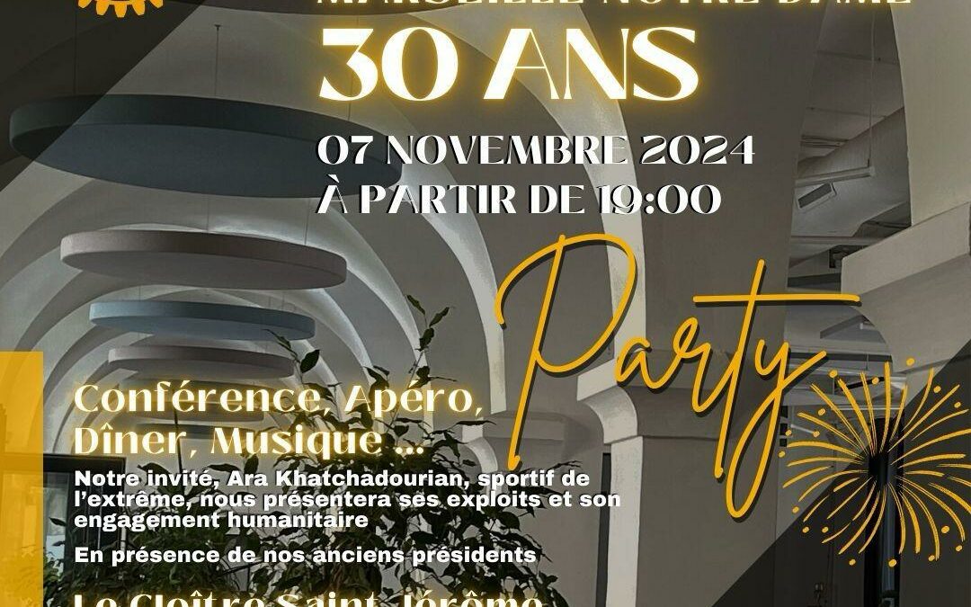 Conférence à l’occasion de l’anniversaire du Rotary Marseille Notre-Dame